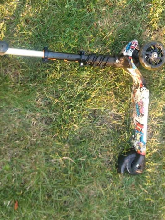 Самокат+беговел с родительской ручкой