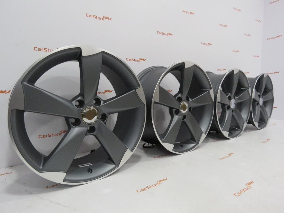 Jantes Look Audi Rotor 18 '' 8 et45 5x112 Antracite