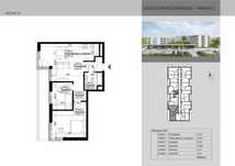 Nowe Mieszkanie 3-pokojowe /63,04m2/-Duży balkon