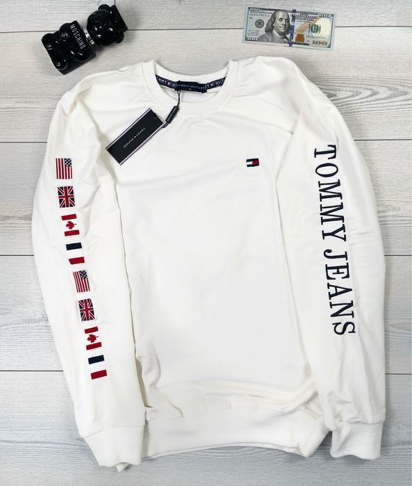 Tommy Hilfiger мужской свитшот реглан батник кофта мужская оригинал