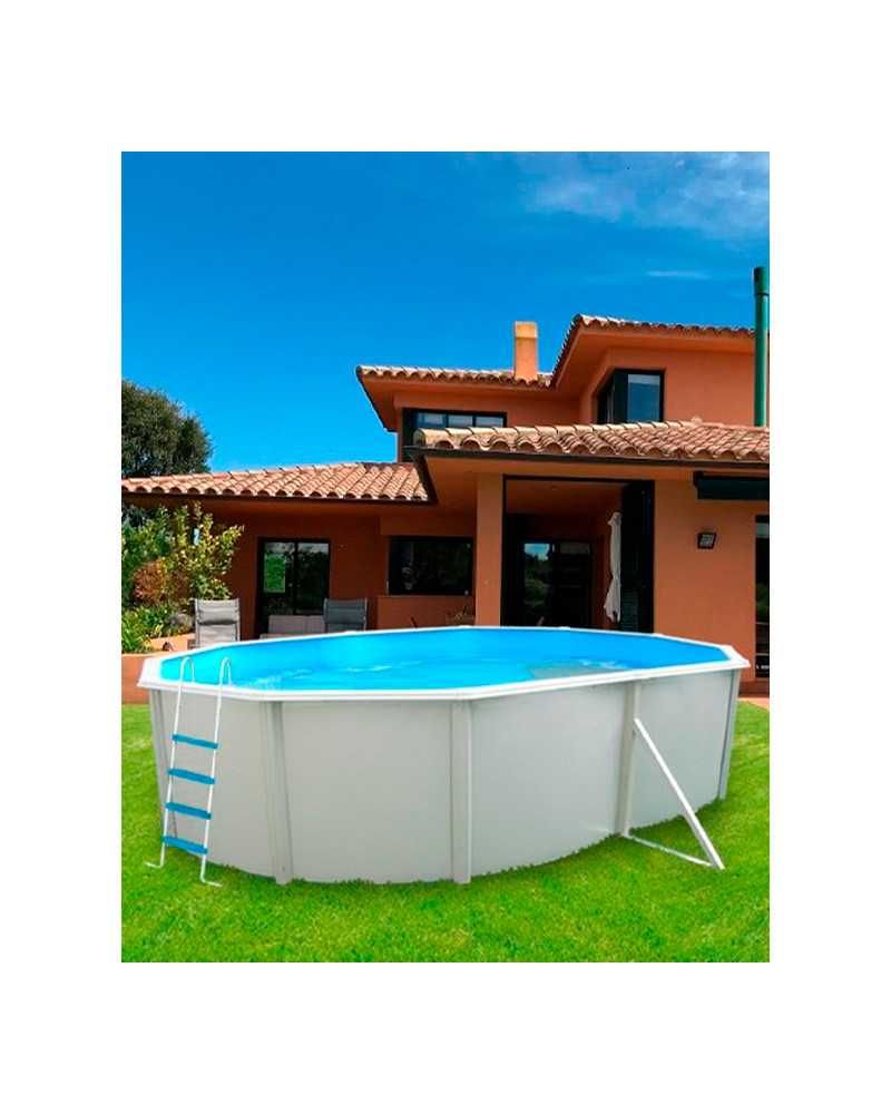 Piscina + Escada + Bomba 366X500 CM (NOVA)