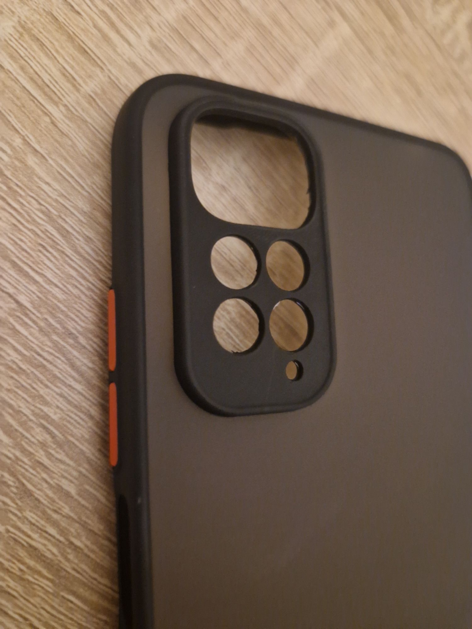 Etui Vennus Color Button do Xiaomi Redmi Note 11/Note 11S Czarny