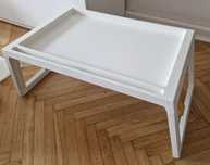 Stolik tacka Ikea Klipsk bialy