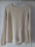 Swetr damski M H&M  kremowy
