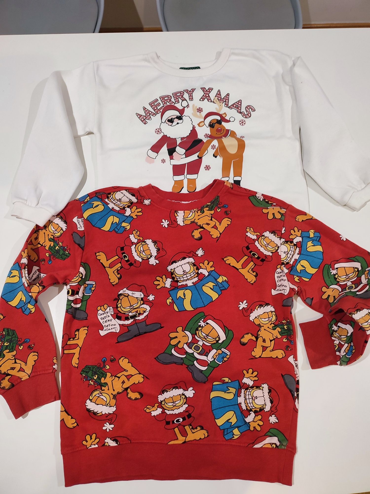 Blusas Sweat shirt Natal criança - 7/8 anos