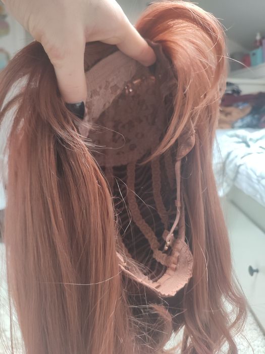 Kasztanowa brązowa peruka Brown WIG cosplay