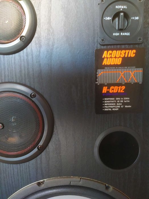 Колонки Acoustic 2x250Вт. НЧ-12"/ Чуйка-95Дб. Усилитель Onkyo Pioneer