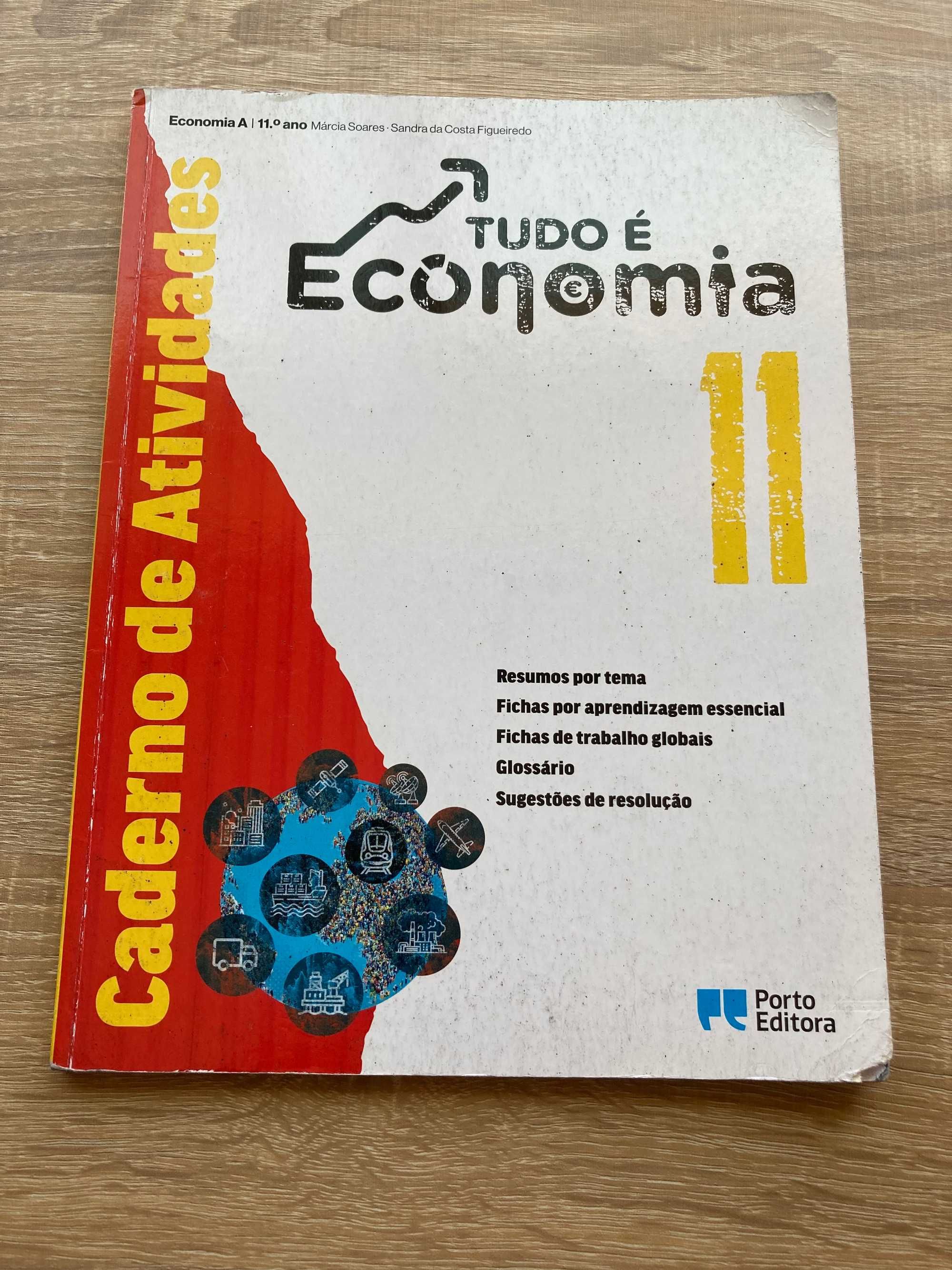 Caderno de Exercícios de Economia A do 11º Ano Porto Editora