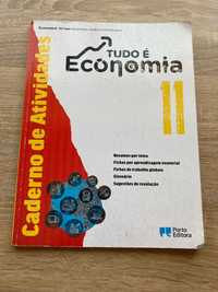 Caderno de Exercícios de Economia A do 11º Ano Porto Editora