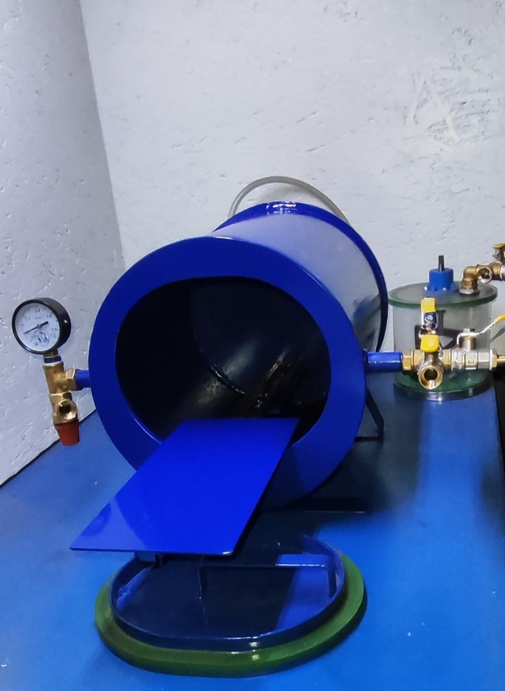 Мано Вакуумна камера для лиття полімерів силікону полиуретану