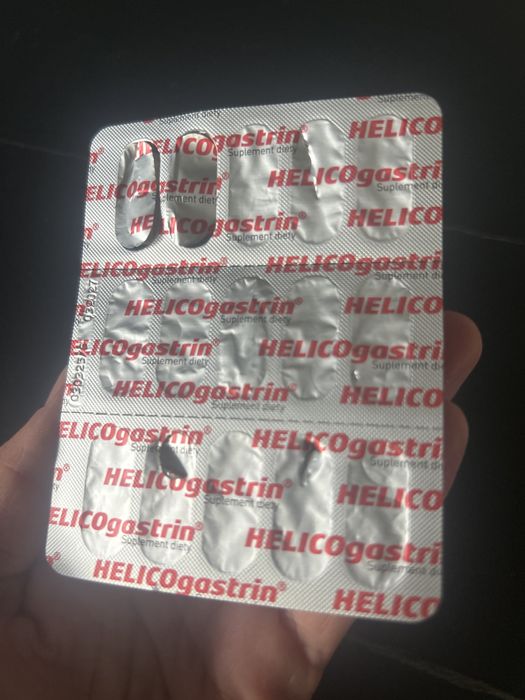 Helicogastrin 13 tabletek na helicobacter pylori probiotyk + postbioty