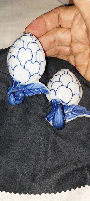 Ananás de louça para pendurar quadros ou panos