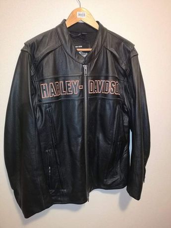 Casaco genuíno Harley Davidson em pele