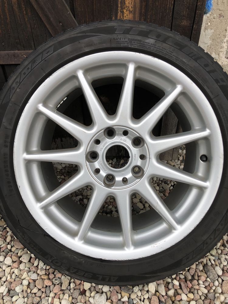 Felgi BMW Hartge 17” 5x120 + Opony wielosezonowe Tracmax 235/45R17
