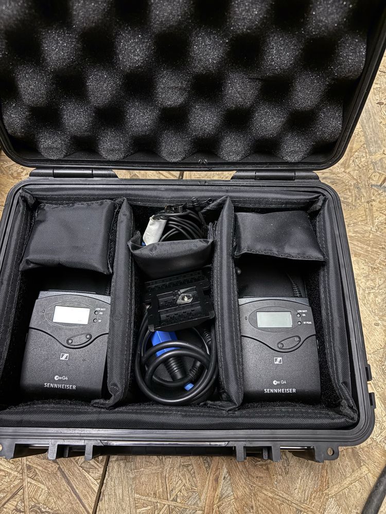 Sennheiser g4 zestaw pasmo g mikrofon mke2-ew