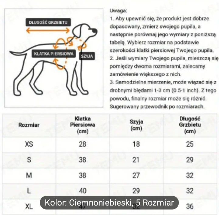 Pluszową przytulną Kamizelka dla psa S
