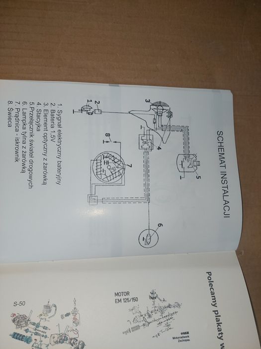 Nowy katalog czesci instrukcja obsługi komar sztywniak rama silnik