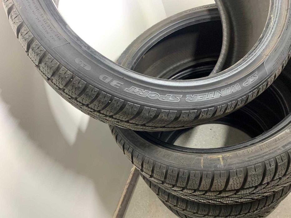 komplet opon zimowych, premium Dunlop Winter Sport 3D, 265/35/R20