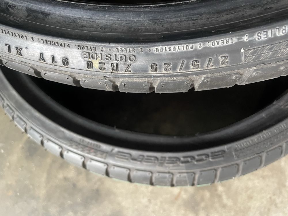 Pneus 275/25/20 Impecaveis