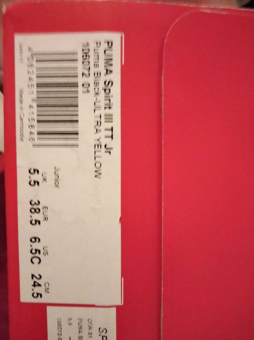 Chuteiras Puma III  - Novas, a estrear - com a caixa