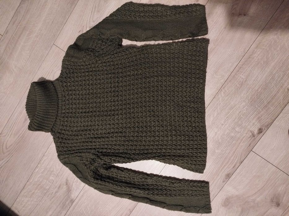 Golf damski ciemna zieleń 36