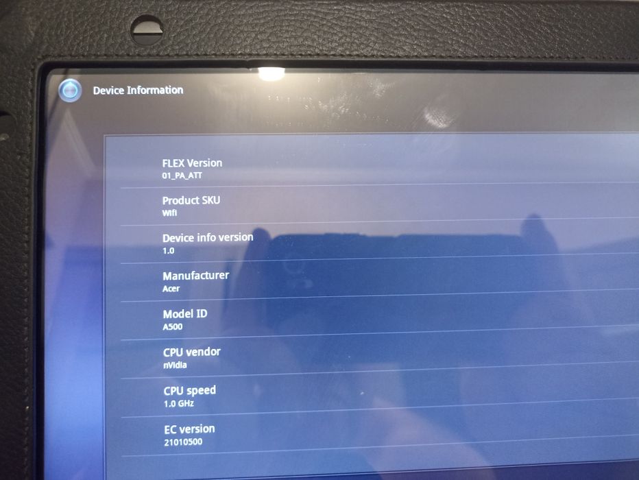 Acer iconia tab a 500