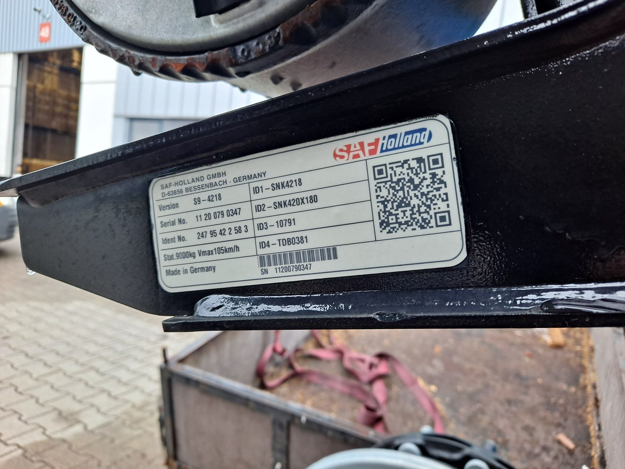 NOWA oś bebnowa SAF koła 22.5 cala hamulec SNK4218