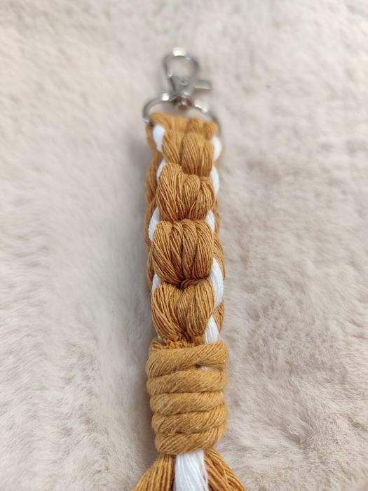 Porta chaves macramé