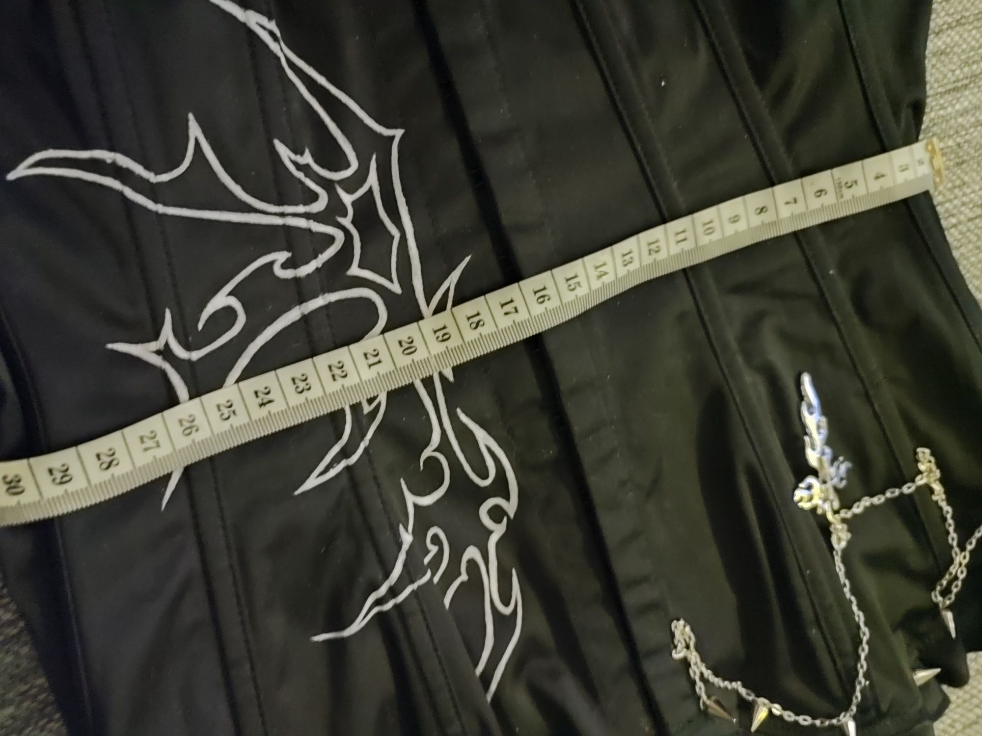 Czarny custom gorset
