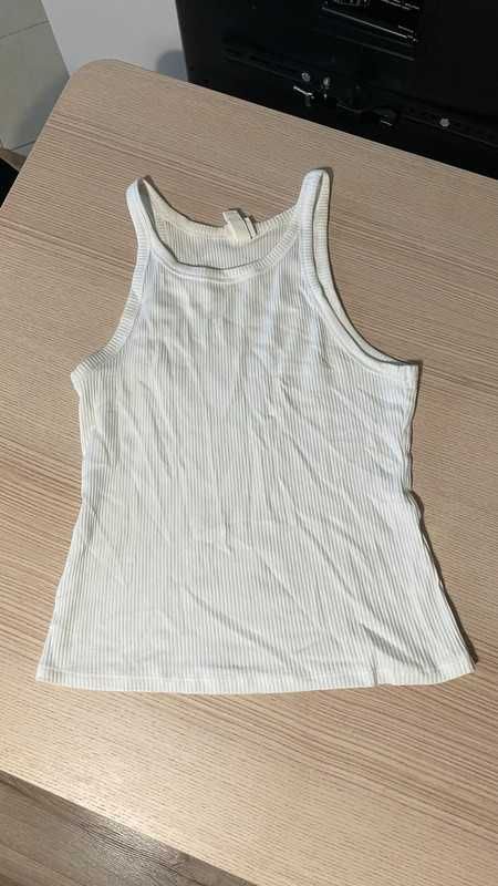 biały top H&M rozmiar S