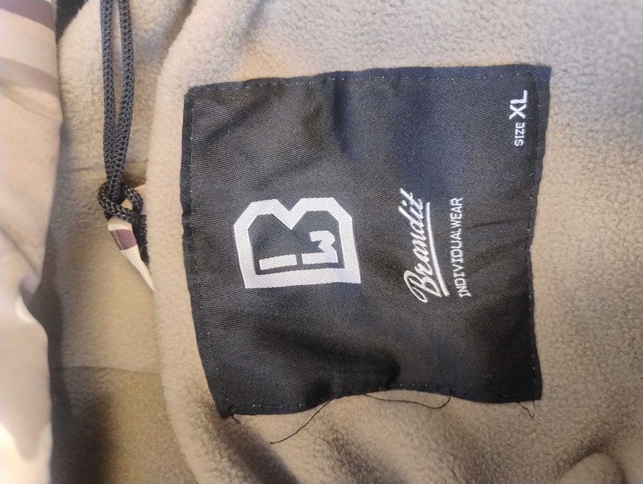 Kurtka ocieplana kangurka bluza moro Brandit