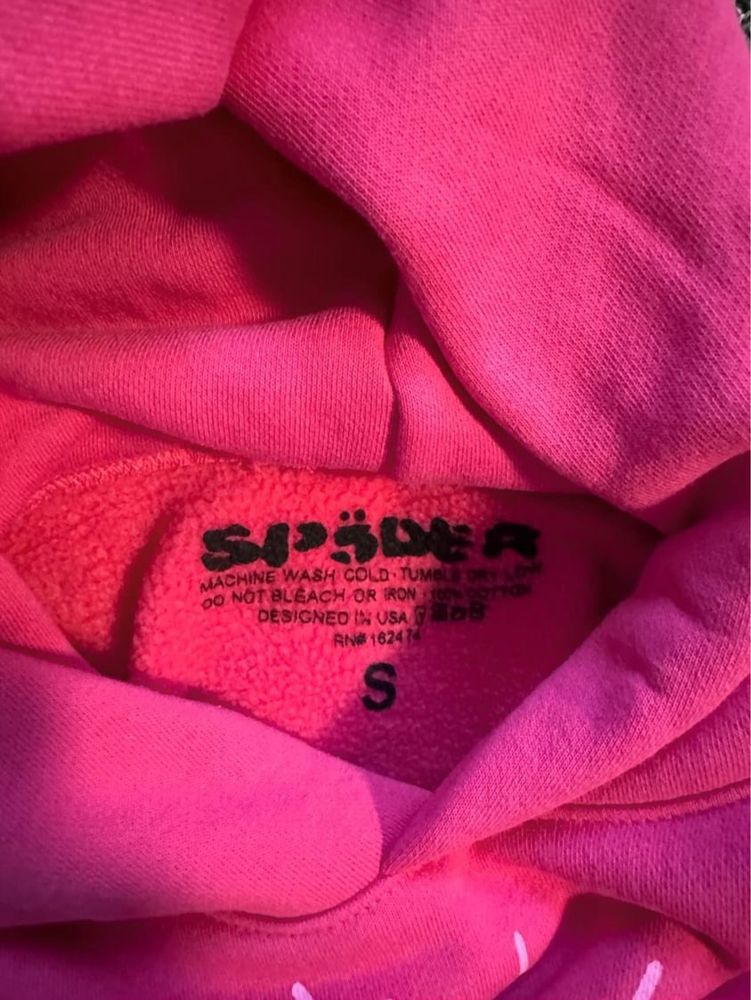 NEW Spider Worldwide × Young Thug Sp5der Pink Hoodie