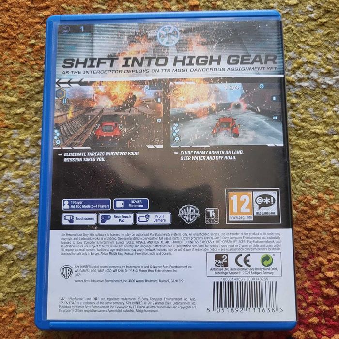 Spy Hunter Playstation PS VITA, Skup/Sprzedaż