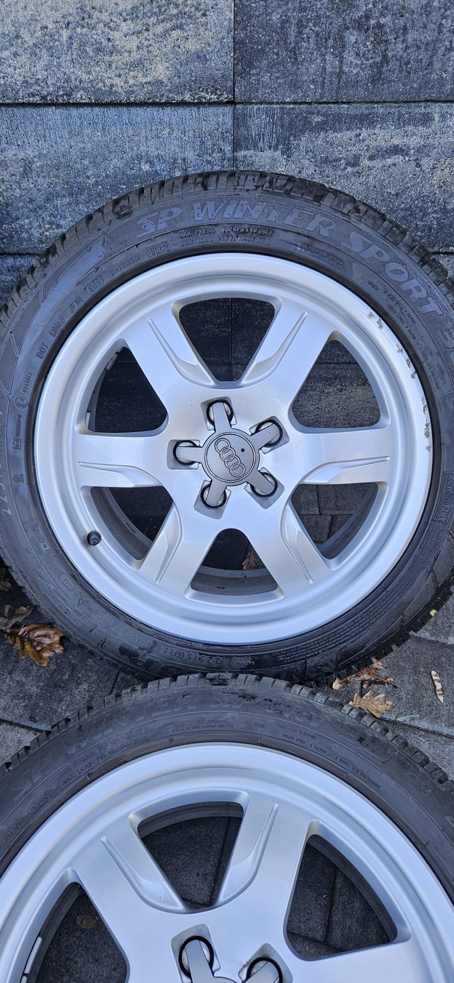 Alufelgi koła zimowe audi A5 8T0 7,5x17 5x112 et 28 225/50r17 dunlop