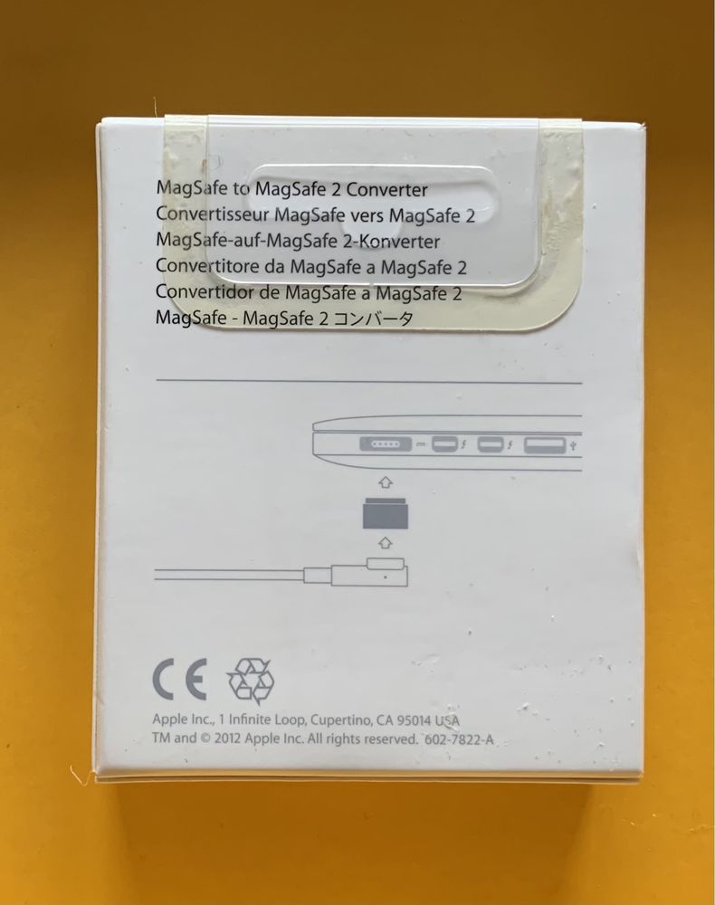 Переходник Apple MagSafe to MagSafe 2 Converter Оригинал