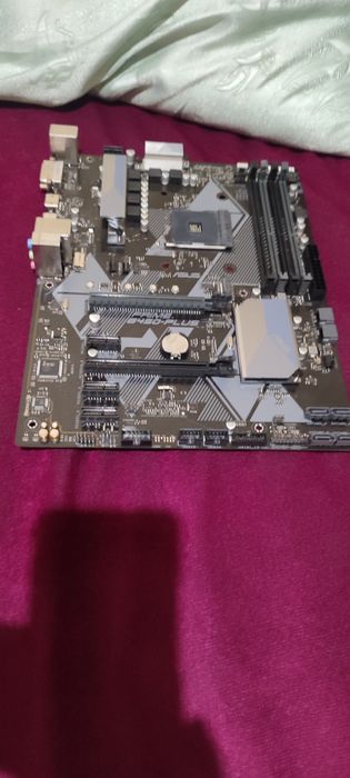 Материнская плата asus prime b450 plus am4