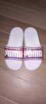 Klapki PUMA platform slide lustrzane rozmiar 35