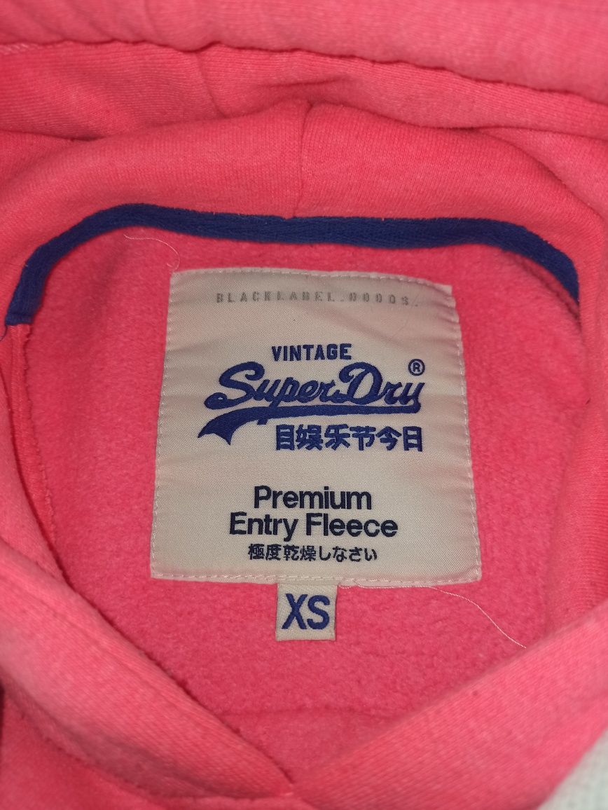 Bluza SuperDry damska różowa Rozmiar XS