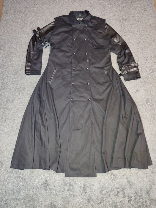 Ексклюзив! готичний довгий плащ-тренч gothicana by eтр (розмір хІ)