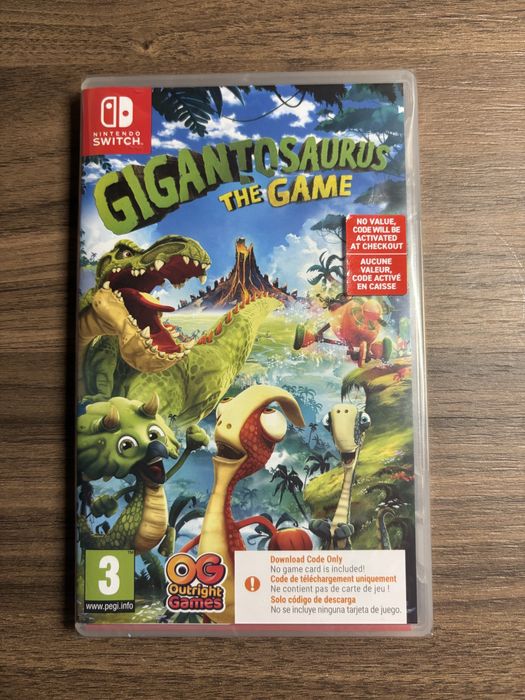 Gra na nintędo switch Gigantosaurus