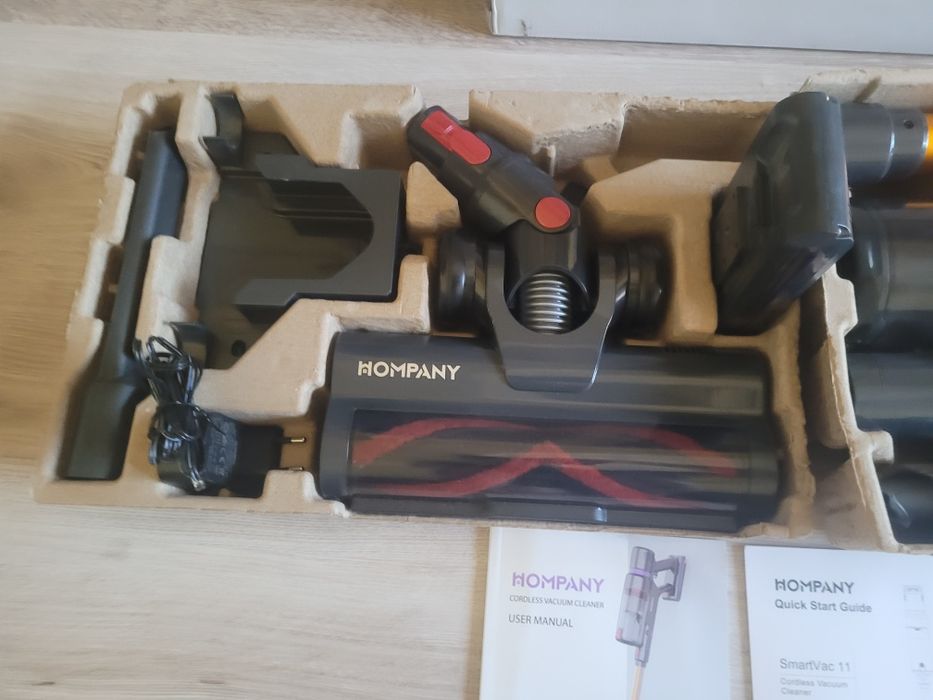 Пилосос бездротовий акумуляторний вертикальний Hompany порохотяг