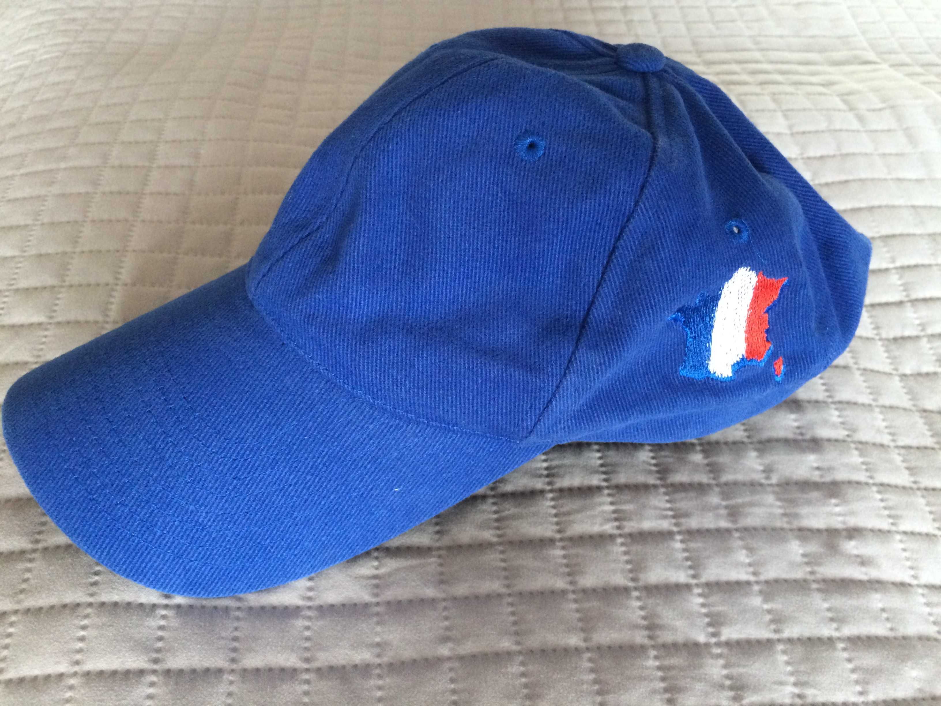 Francuska baseballówka / czapka z daszkiem, z flagą