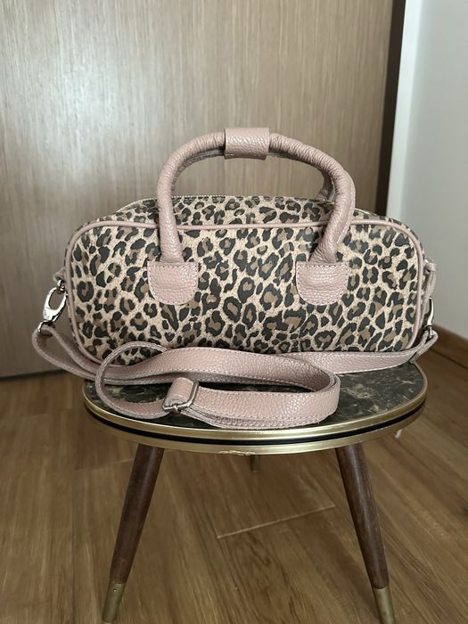 Torebka Zuzia Górska 2000 Mini skórzana leopard
