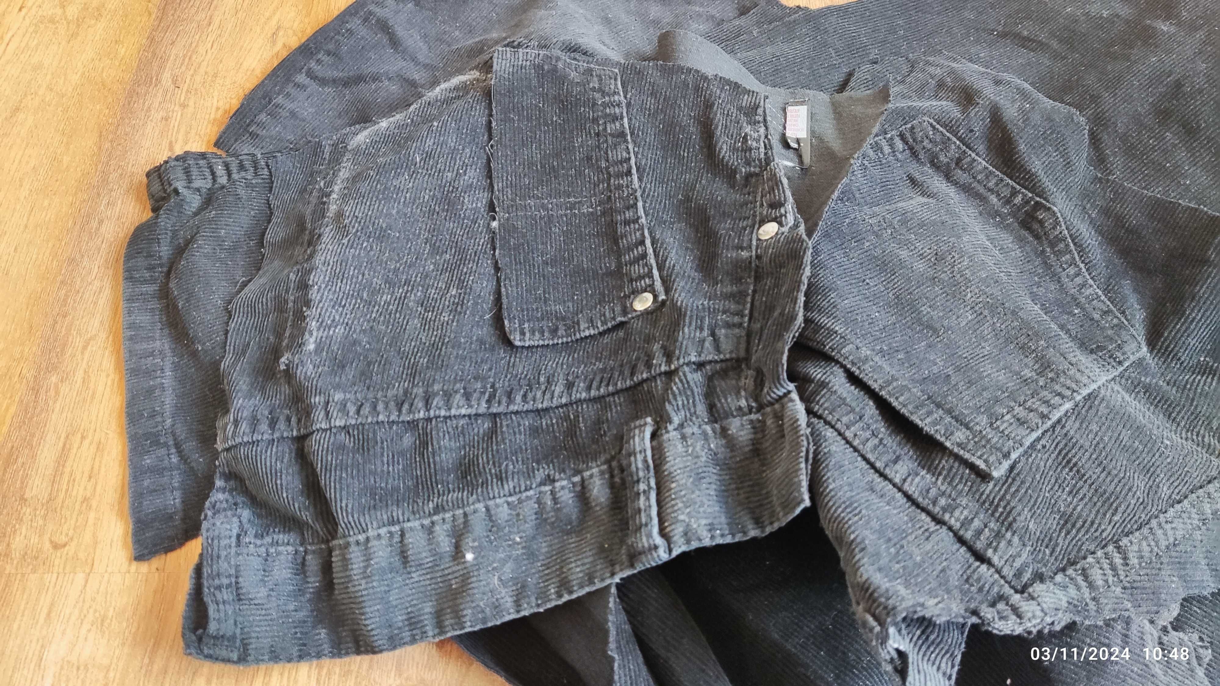 Sztruks / jeans / do szycia / haft / szydełkowanie / szew