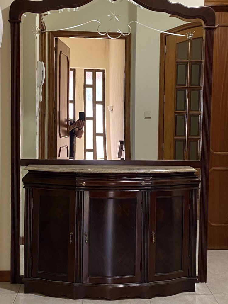 Movel da entrada com espelho