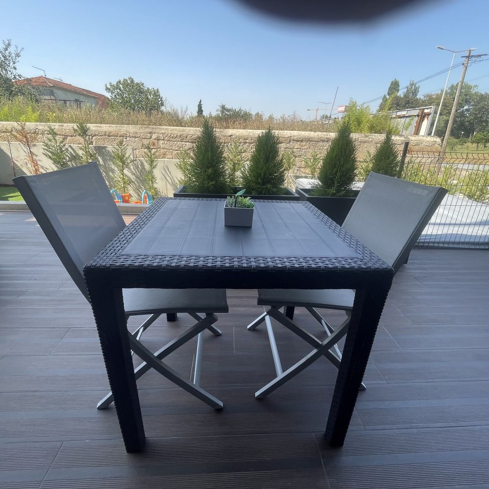 Mesa com 2 Cadeiras Jardim - Alta Qualidade