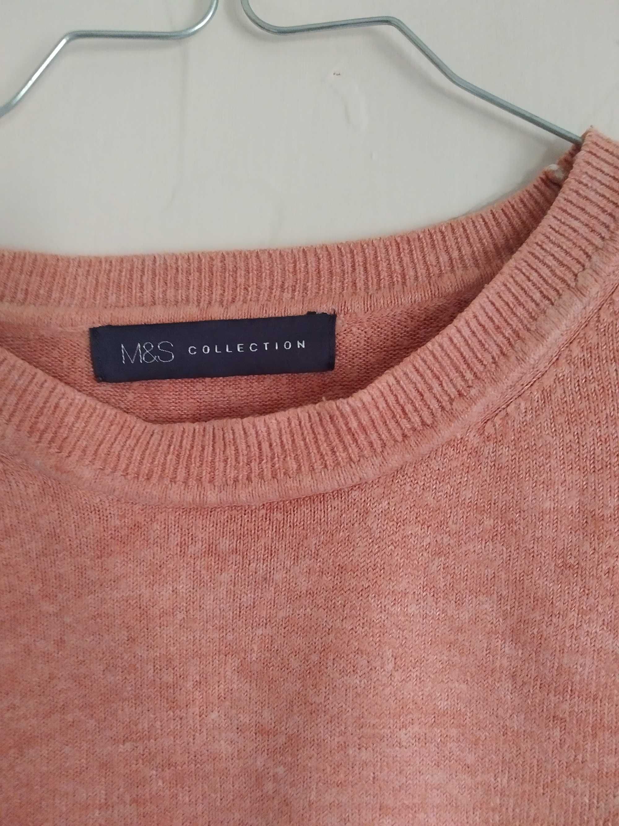 Sweter jasnoróżowy
