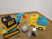 Klocki Lego Duplo 10931 Ciężarówka i Koparka
