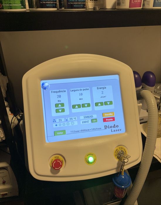 Depilacao a laser diodo e cera quente