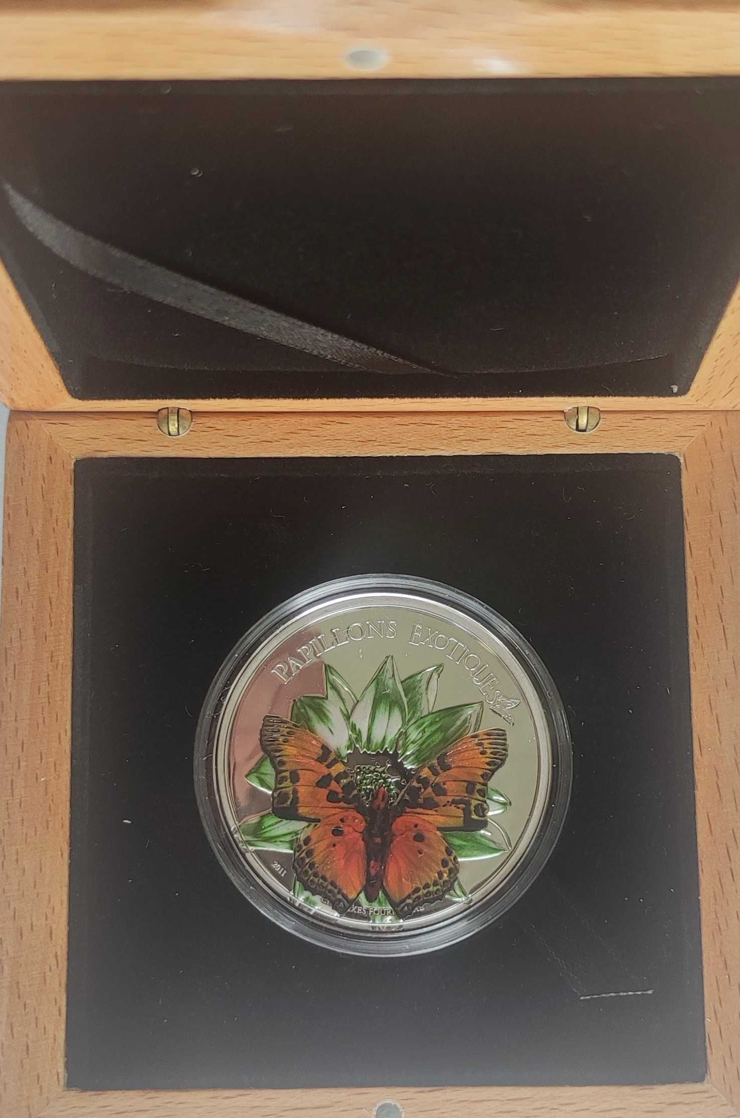 Moneta kolekcjonerska Papillons Exotiques 1000 Francs